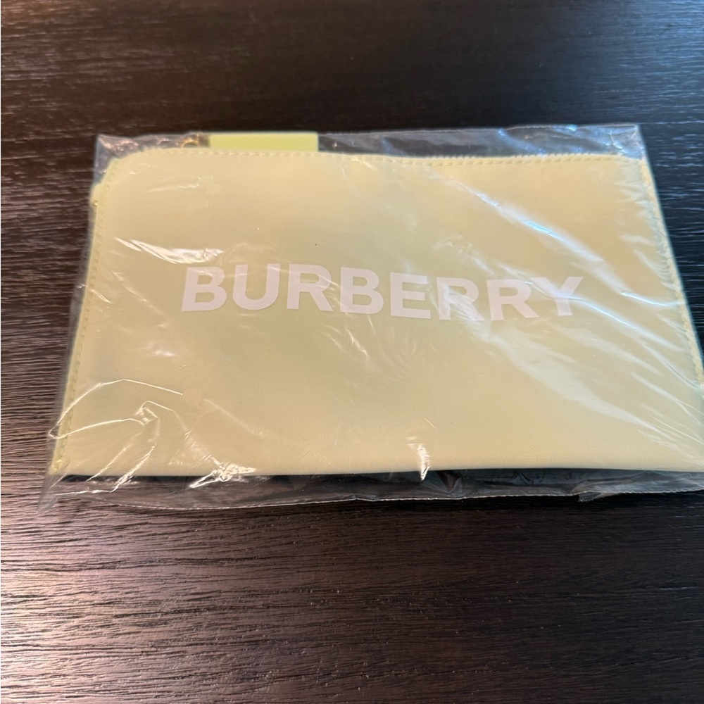 Burberry Light Yellow Pouch